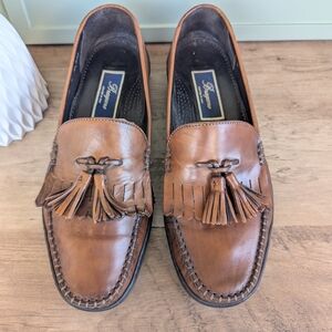 Bragano Kiltie Tassel Leather Men's Loafers